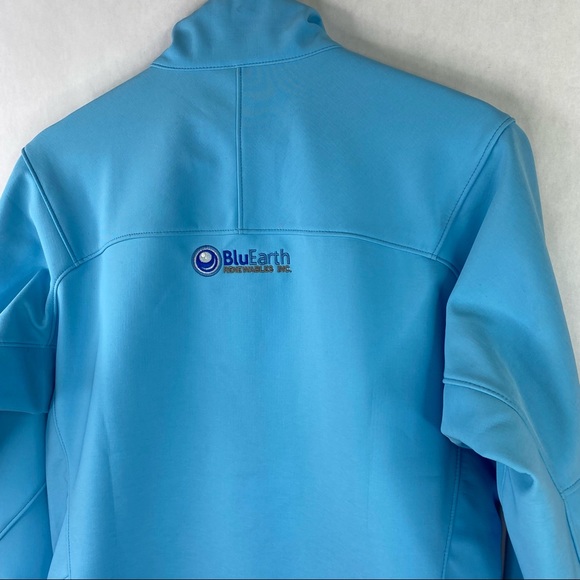 Patagonia Polartec Womens Full Zip Windblock Softshell Jacket Light Blue Medium - Picture 9 of 13